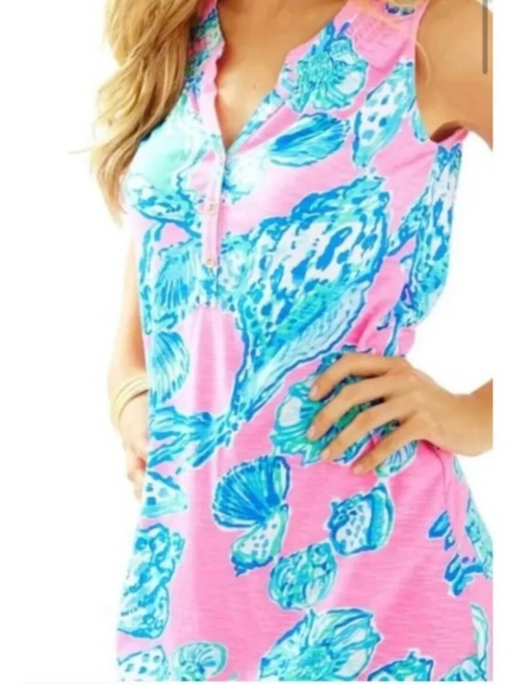 Lilly Pulitzer Essie Dress - Barefoot Princess - Size L